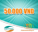 Thẻ điện thoại Viettel 50