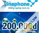 Thẻ điện thoại Vinaphone 200