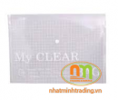 Túi myclear A4 mỏng (túi cúc bấm)