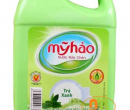 Nước rửa chén Mỹ Hảo can 5L trà xanh