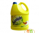 Nước rửa chén Sunlight can 4L chanh